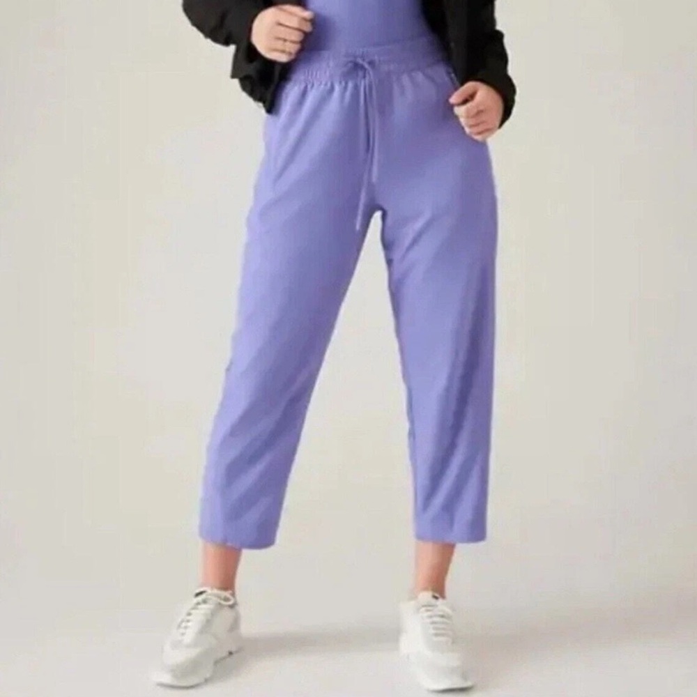 Athleta Arrival Straight Leg Crop Pants Women’s Size 20 Pull On Lightweight